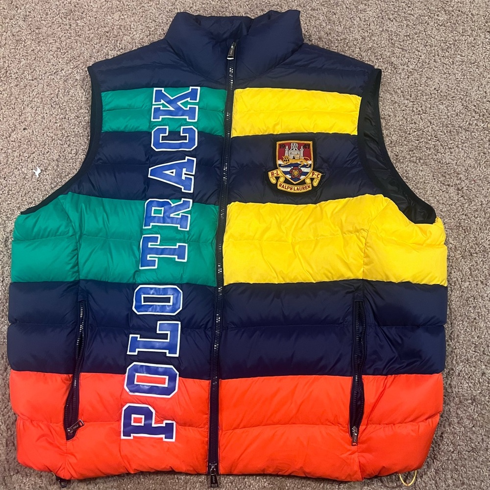 Polo RL Lightweight color block vest sz XXL